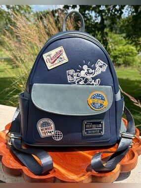 Loungefly Disney Vacation Club DVC 30th Anniversary Backpack EUC